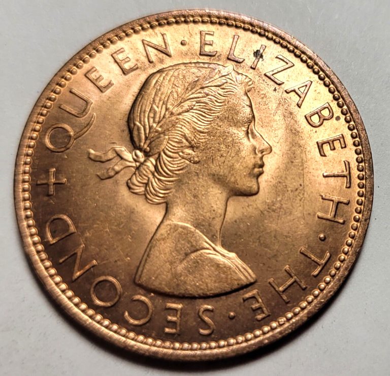 Read more about the article NEW ZEALAND – 1964 QEII Penny  KM24.2