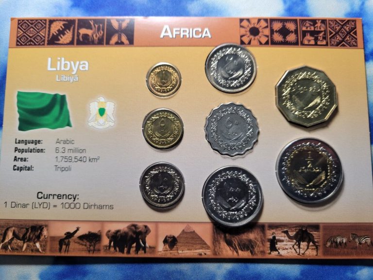 Read more about the article LIBYA LITTLETON CARD 8 BU COINS SET NEW AND NICE IN ZIPLOC