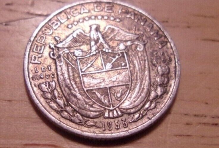 Read more about the article 1953 Panama 1/10 Balboa .900 Silver Coin