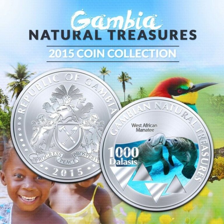 Read more about the article Gambia 1000 Dalasis 2015 UNC West African Manatee Commemorative RARE coin