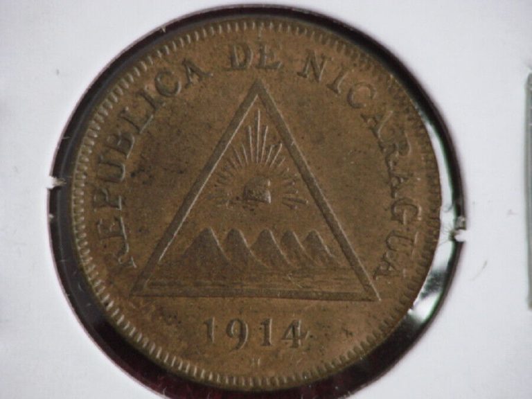 Read more about the article 1914-H  NICARAGUA One 1 Centavo  Key Date – CH AU