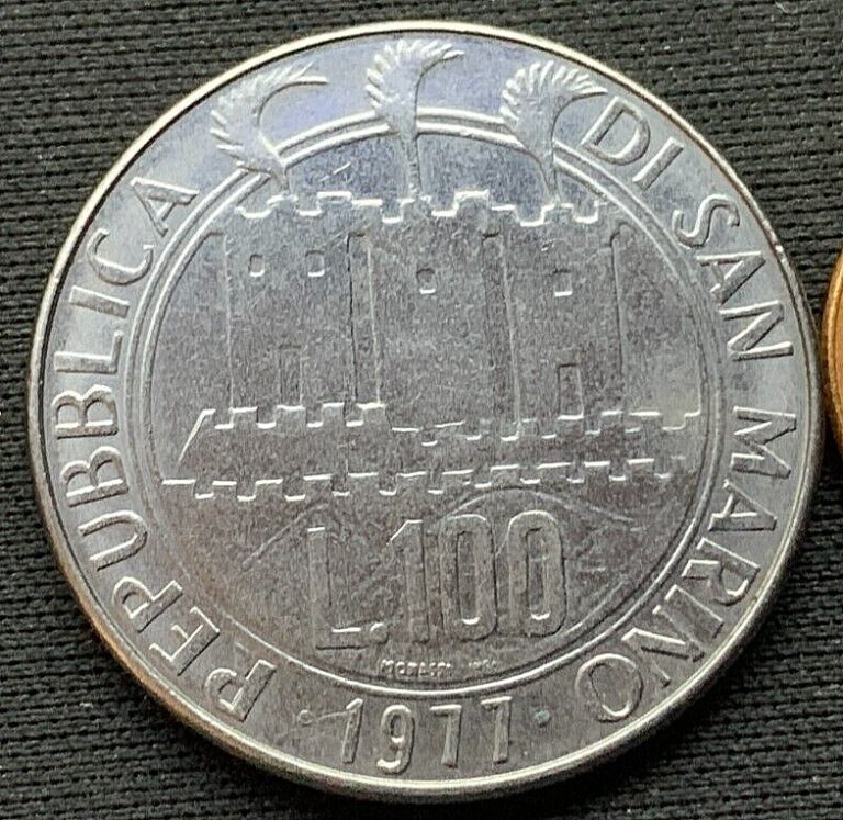 Read more about the article 1977 San Marino 100 Lire Coin UNC Wounded Earth ( 565K Minted )  #M219