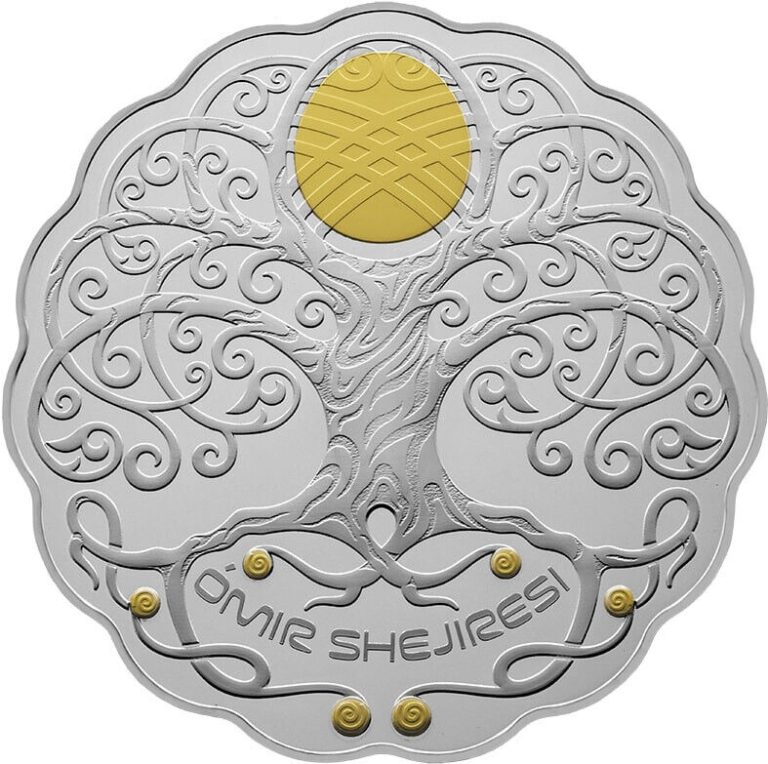 Read more about the article Kazakhstan ÓMIR SHEJIRESI (Tree of Life) 777 Tenge 2021 1oz silver coin