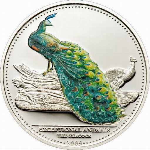 Read more about the article Palau 2009 Green Peacock 5 Dollars Silver Coin Proof