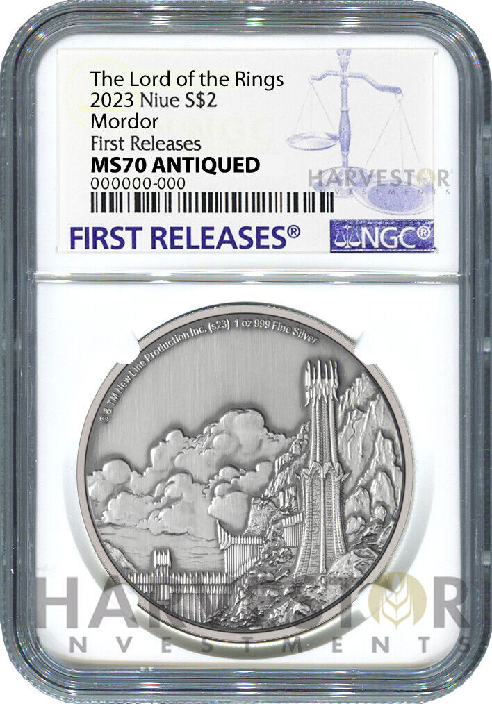 Read more about the article 2023 LORD OF THE RINGS – MORDOR – 1 OZ. SILVER COIN – NGC PF70 FIRST RELEASES