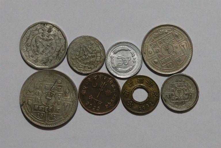 Read more about the article NEPAL – 8 OLD COINS LOT B49 #1527