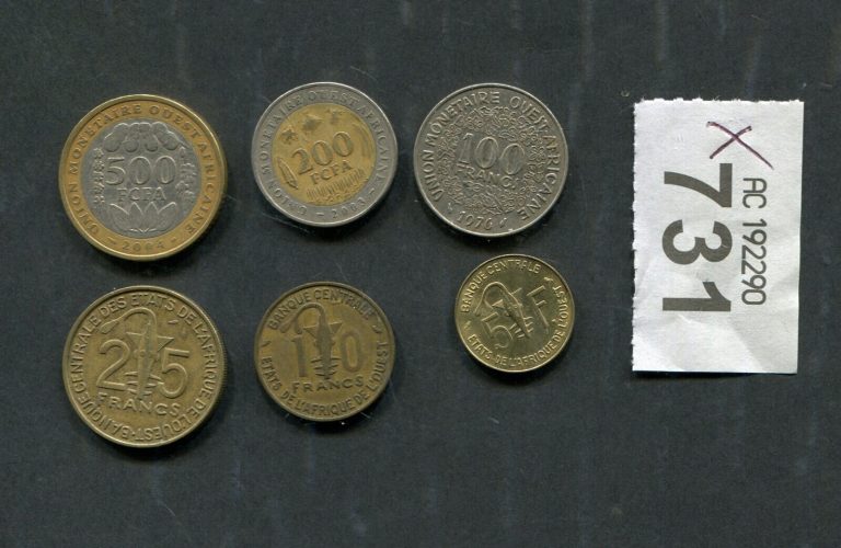 Read more about the article Lot of   6     coins of        West African Countries
