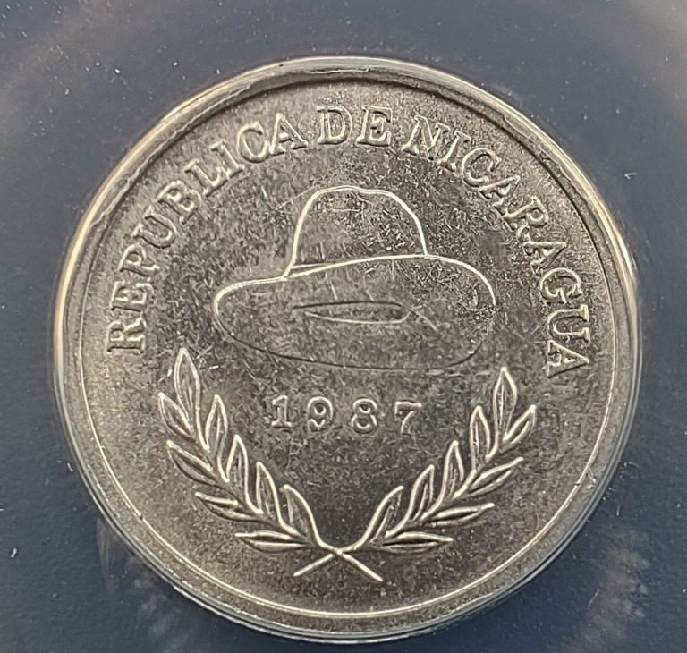 Read more about the article 1987 Nicaragua 25 Centavos ANACS MS60  Very Rare: Only Graded One Online!