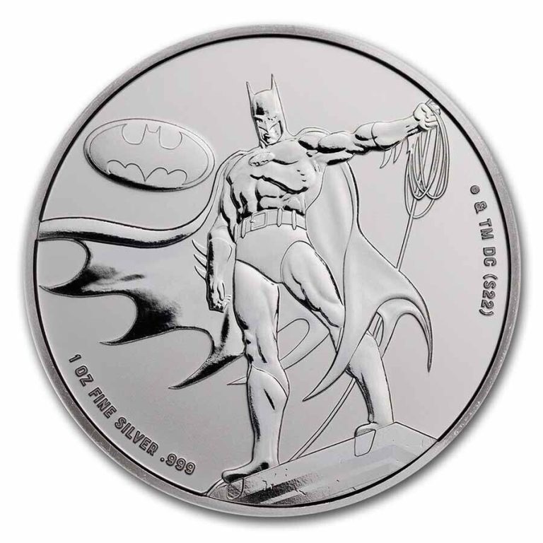 Read more about the article 2023 Samoa 1 oz Silver DC Comics Batman BU coin in capsule