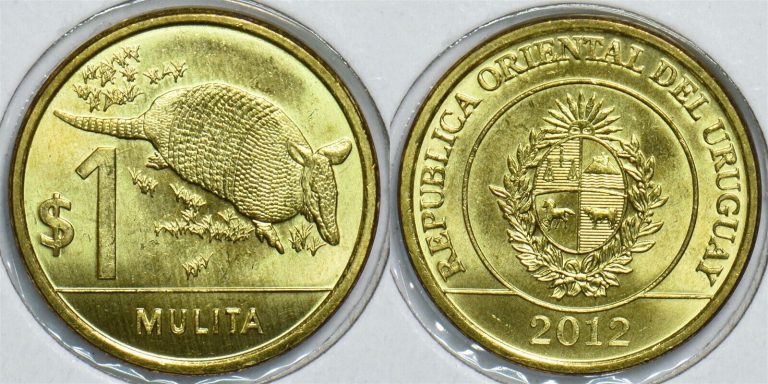 Read more about the article Uruguay 2012 Peso Uruguayo Mulita animal 153835 combine shipping