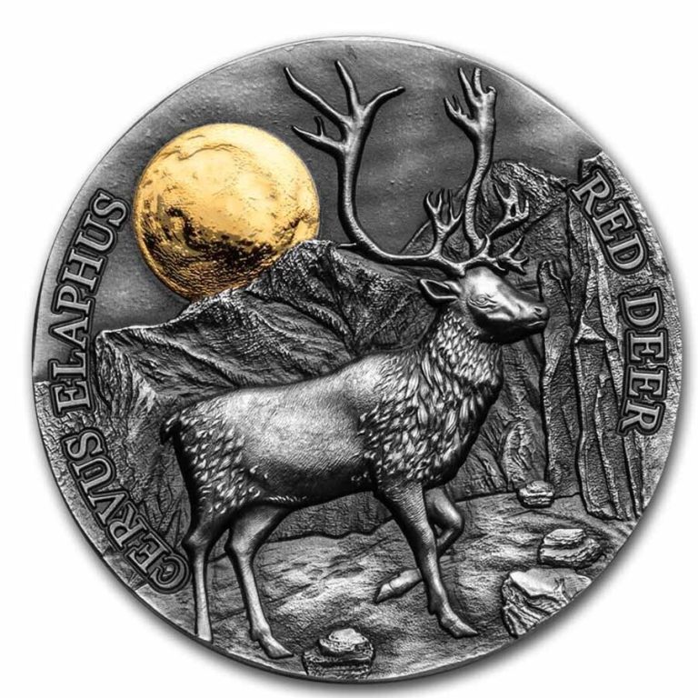 Read more about the article 2021 Republic of Ghana 1/2 oz Silver Red Deer – SKU#237527