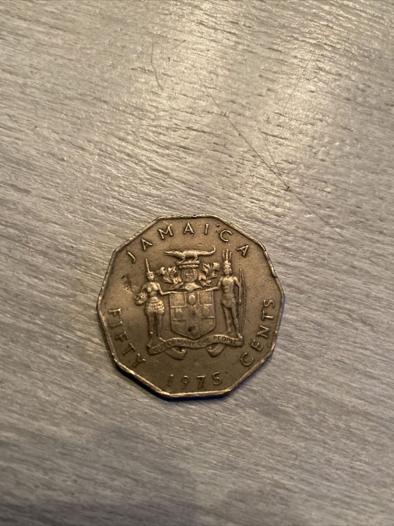 Read more about the article 1975 Jamaica Large 50 Cent Coin Dent