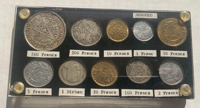 Read more about the article MOROCCO 10 COINS 4 SILVER SET