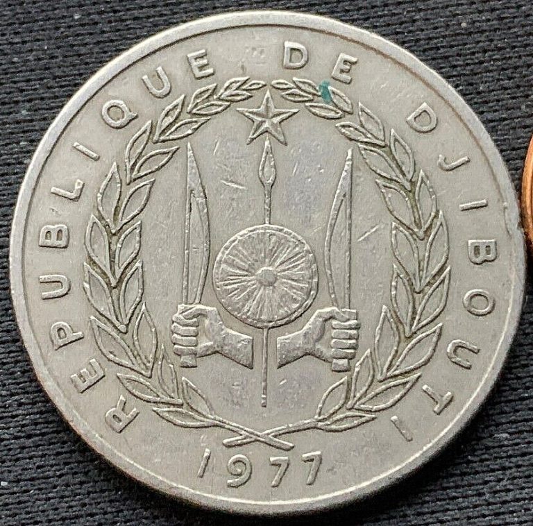 Read more about the article 1977 Djibouti 50 Francs Coin XF ( 500K Minted )  Rare Condition  #M106