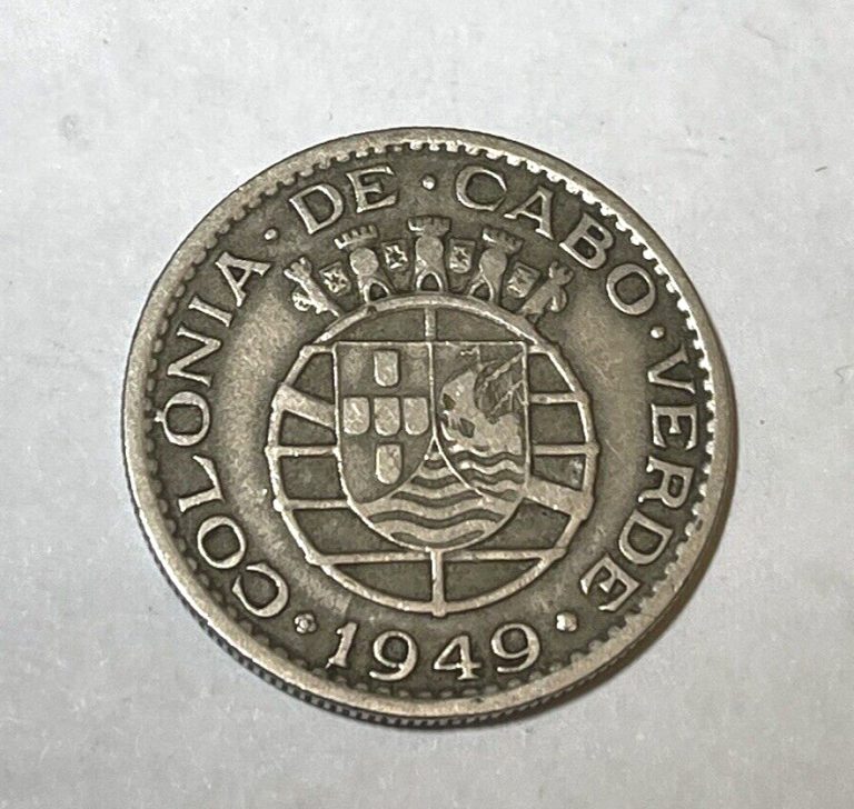 Read more about the article CAPE VERDE PORTUGUESE COLONIAL 1949 1 ESCUDO COIN IN EXTRA FINE CONDITION
