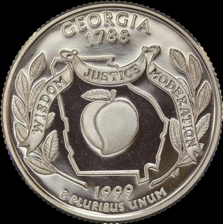 Read more about the article 1999-S Georgia State Quarter Gem Proof Deep Cameo CN-Clad Coin “Beautiful”