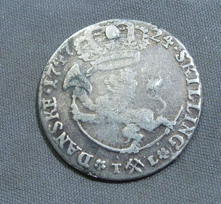 Read more about the article 1747 TL Norway 24 Skilling.  KM-236.  Nice Filler