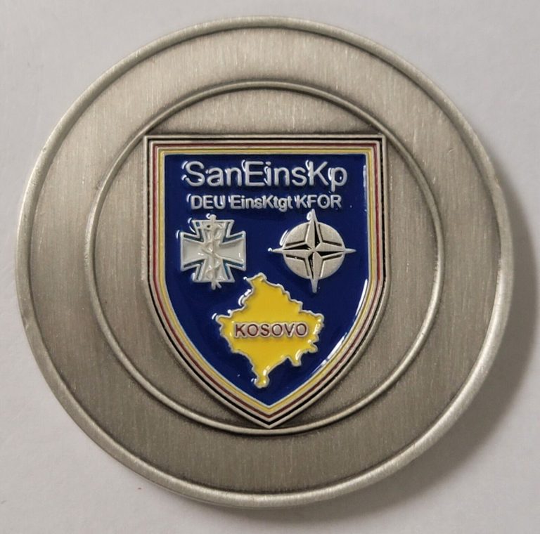 Read more about the article GERMANY SANEINSKP DEU EINSKTGT KFOR KOSOVO GERMAN GERMANY CHALLENGE COIN