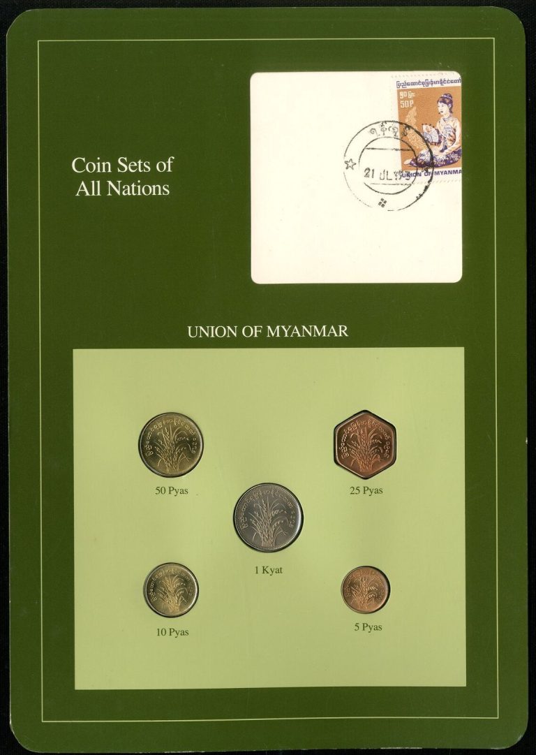 Read more about the article Myanmar: Coin Sets of All Nations 1975-1987 – UNC