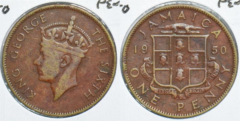 Read more about the article Jamaica 1950 Penny 153817 combine shipping