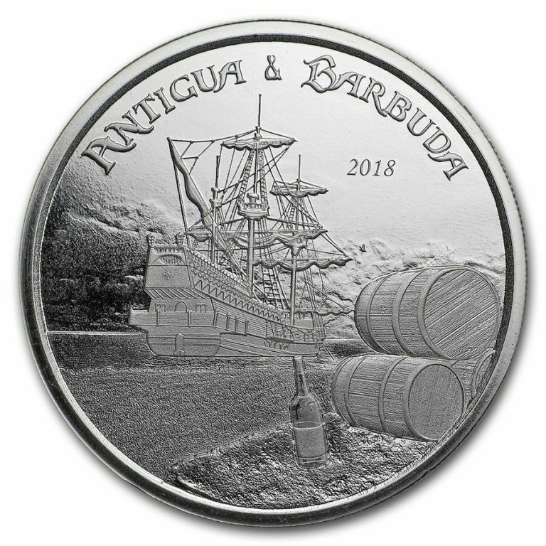 Read more about the article 2018 Antigua and Barbuda 1 oz Silver Rum Runner Coin BU – In a Capsule