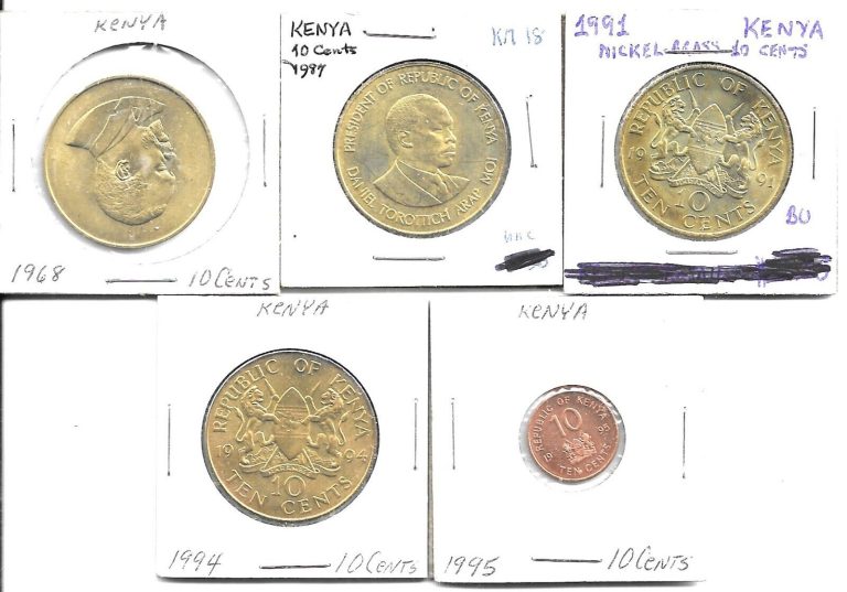 Read more about the article KENYA – LOT OF 5 DIFFERENT  COINS ALL UNCIRCULATED  (CNS 3438)