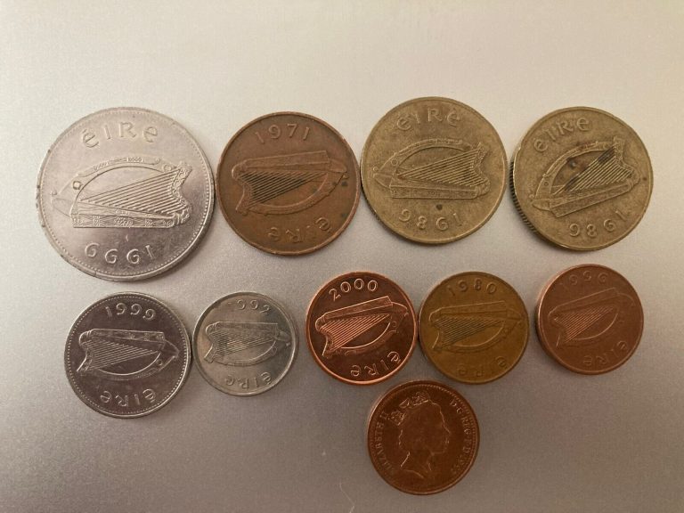 Read more about the article LOT OF Eire COINS FROM IRELAND!  IRISH COIN COLLECTION! 