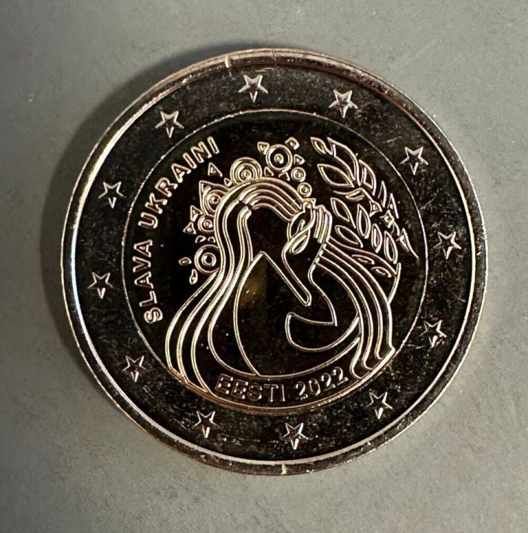 Read more about the article Estonia UNC 2 EUR COIN 2022 “SLAVA UKRAINI – Glory to Ukraine” New!