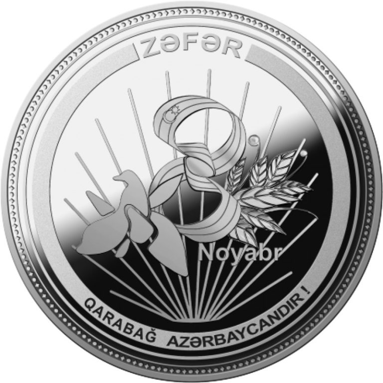 Read more about the article VICTORY 5 MANAT 2021 KARABAKH IS AZERBAIJAN LIBERATION SILVER COIN PROOF