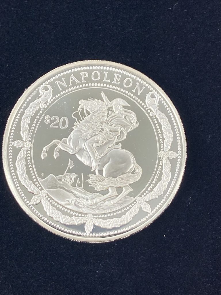 Read more about the article 1997 LIBERIA $20 Dollars World’s Conqueror Napoleon Silver Proof Coin