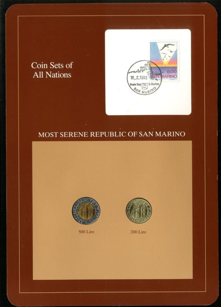 Read more about the article San Marino: Coin Sets of All Nations 1992 – UNC