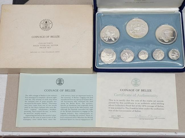 Read more about the article Coins of Belize 1974 Belize 8 Silver Coin Proof Set ASW 3.05 oz.