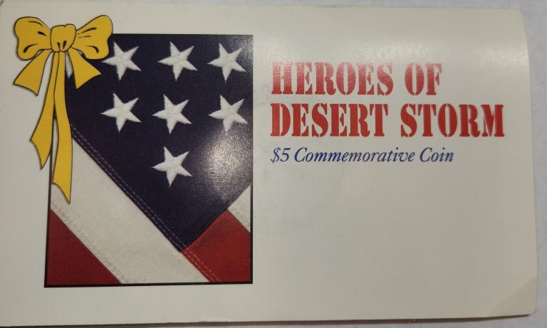 Read more about the article 1991 Marshall Islands HEROES OF DESERT STORM Uncirculated Sealed $5 Coin Set A1