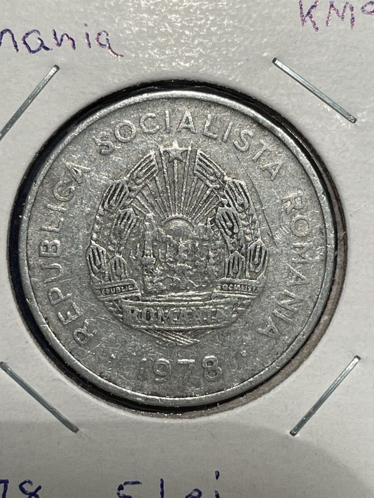 Read more about the article 1978 – 5 Lei Coin from Romania