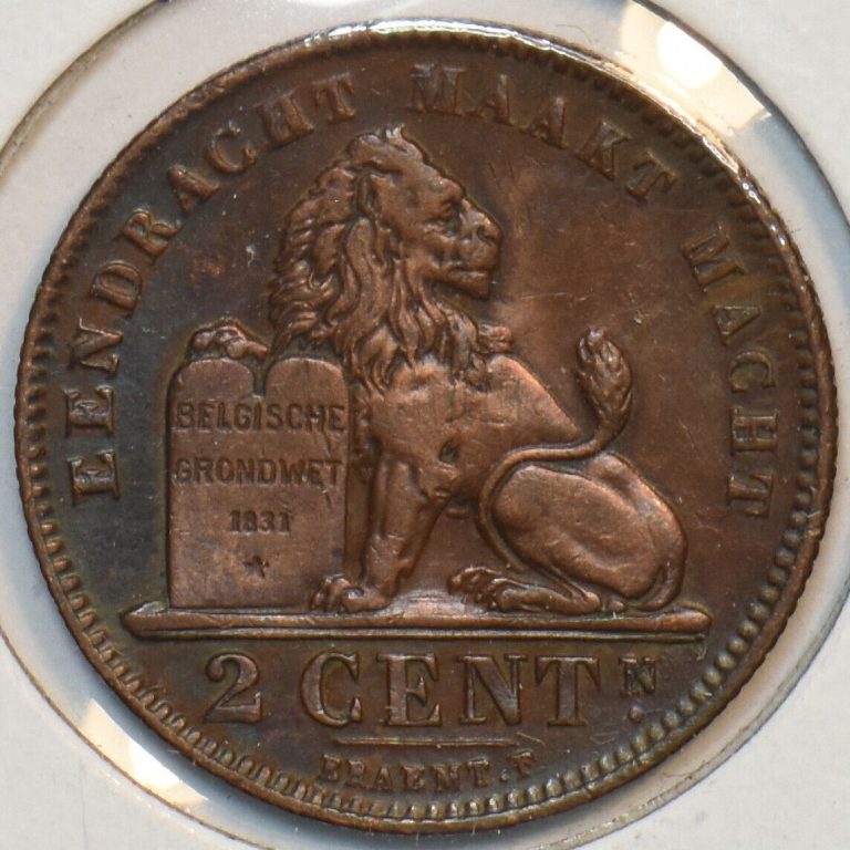Read more about the article Belgium 1912 2 Centimes Lion animal 152025 combine shipping