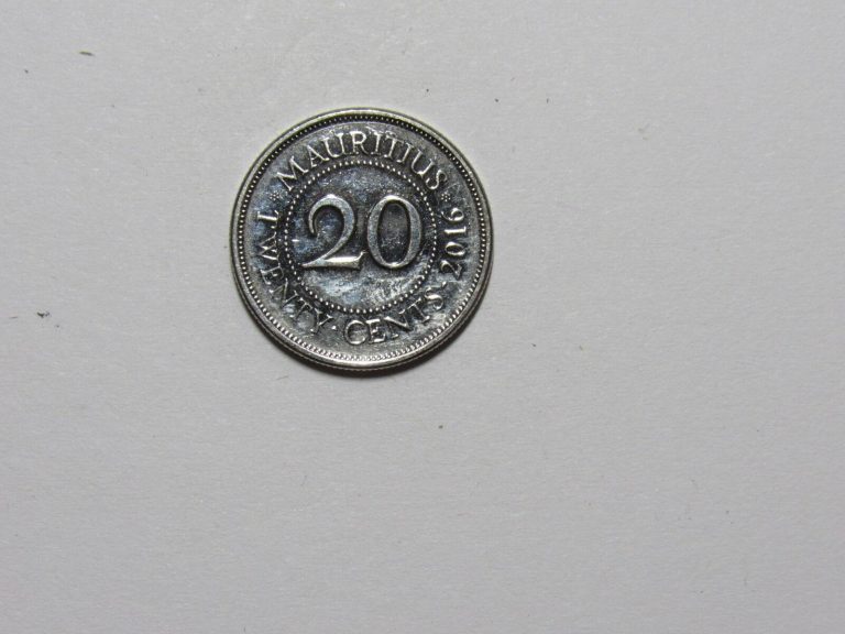 Read more about the article Mauritius Coin – 2016 20 Cents – Brilliant Uncirculated