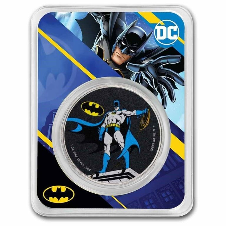 Read more about the article 2023 Samoa 1 oz Silver DC Comics Batman Colorized – In Stock Now