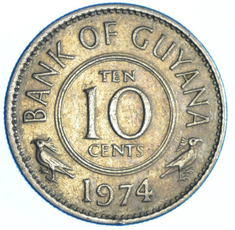 Read more about the article COIN / GUYANA/ 10 CENTS 1974 COLLECTIBLE     #WT42716