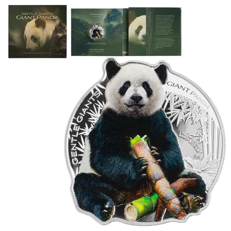 Read more about the article 2022 1 oz Silver Giant Panda – Gentle Giants Solomon Islands $2 Coin .9999 Fine