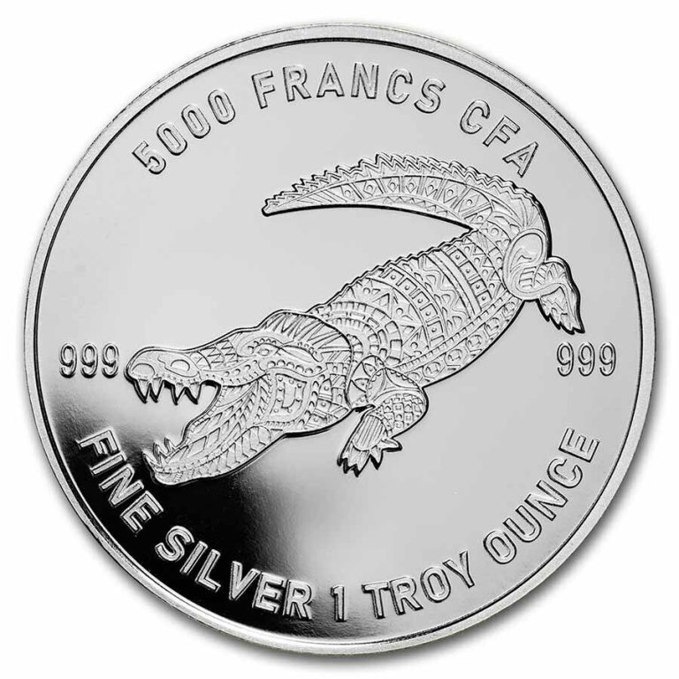 Read more about the article 2022 Republic of Chad 1 oz Silver Mandala Crocodile BU – SKU#258273