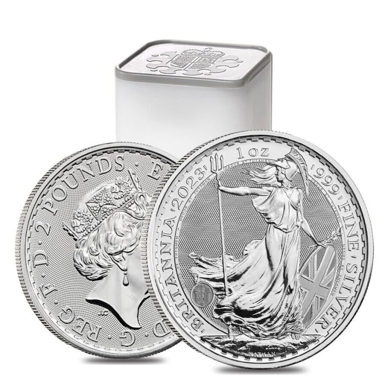 Read more about the article Roll of 25 – 2023 Great Britain 1 oz Silver Britannia Coin .999 Fine BU (Lot