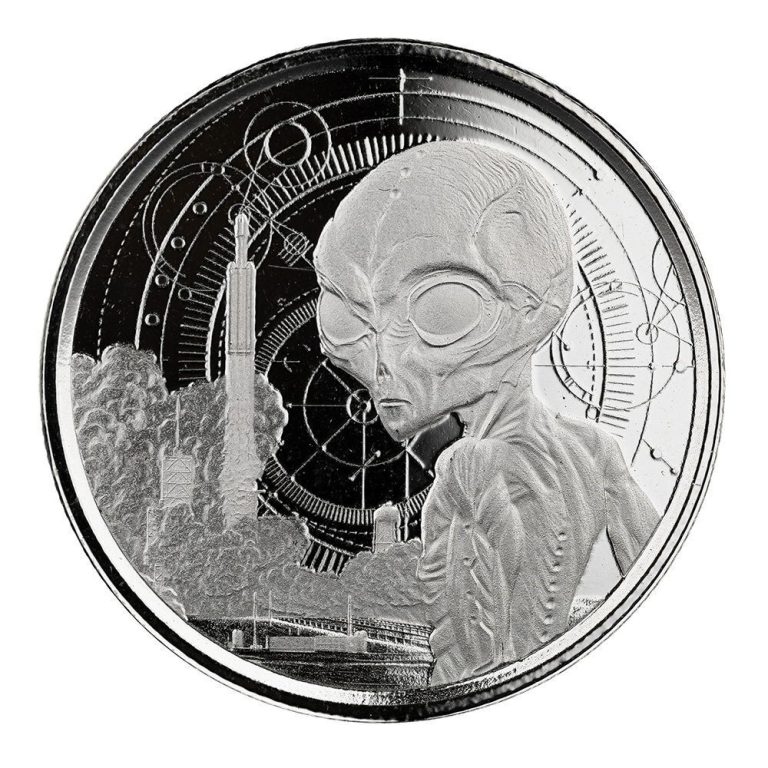 Read more about the article 2021 Republic of Ghana Alien 1/2 oz Silver Coin – In Capsule – Sold out at mint