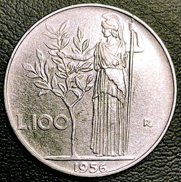 Read more about the article 1956 ITALY Coin 10O Lire Europe Italian Old Money Foreign Collectible Nice Coins