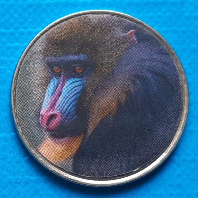 Read more about the article Namibia 50 cents 2020 UNC Mandrill Monkey unusual coin