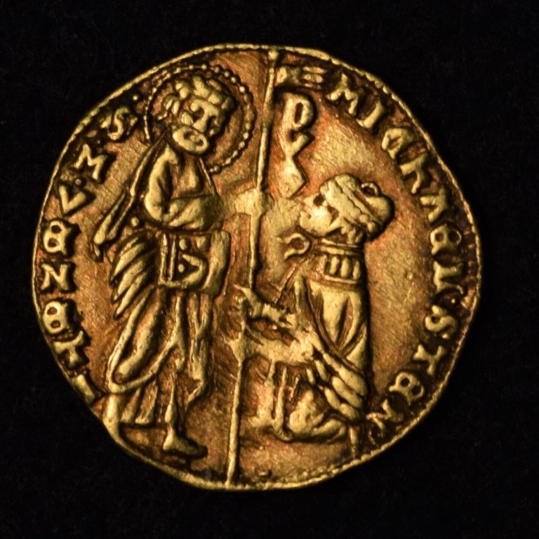 Read more about the article 1400’S ITALIAN REPUBLIC OF VENICE 1 DUCAT GOLD COIN