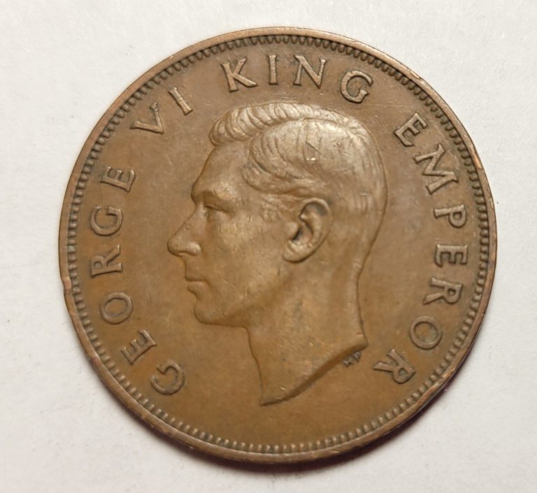 Read more about the article NEW ZEALAND – 1946 King George VI Penny  KM13