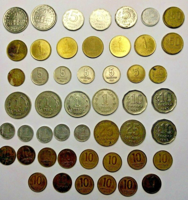 Read more about the article ARGENTINA BULK COIN LOT OF  49 coins