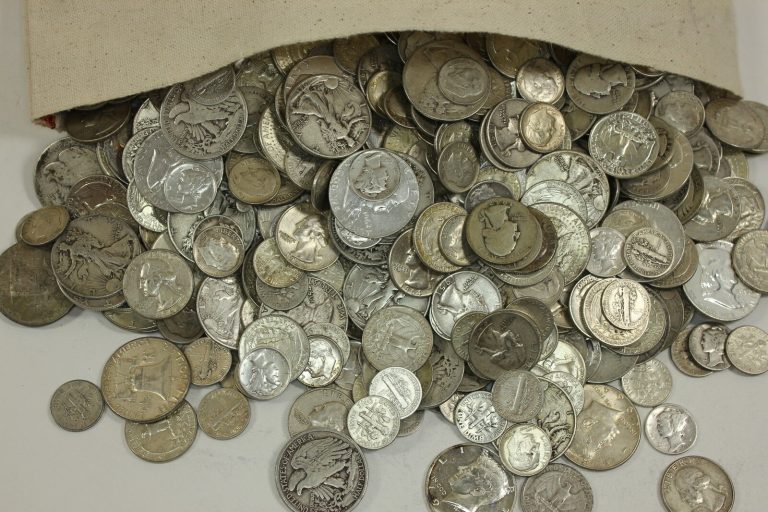 Read more about the article 4 Standard Ounces 90% Silver Junk Coins Half Dollars Quarters Dimes NO NICKELS