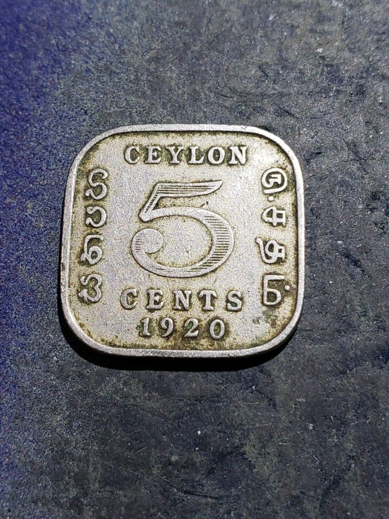 Read more about the article 1920 CEYLON (Sri Lanka) 5 CENT COIN