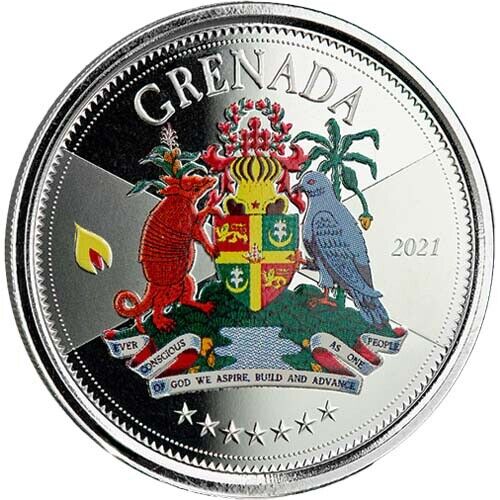 Read more about the article 2021 1 oz Colorized EC8 Silver Grenada Coin (BU)